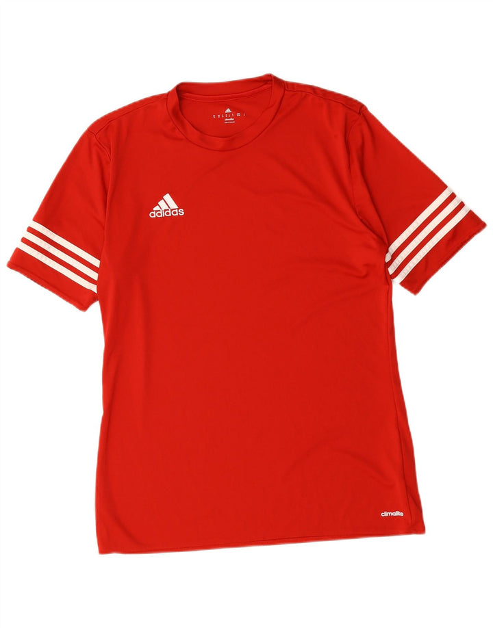 Tricou Adidas Climalite pentru bărbați Top Medium Red Poliester