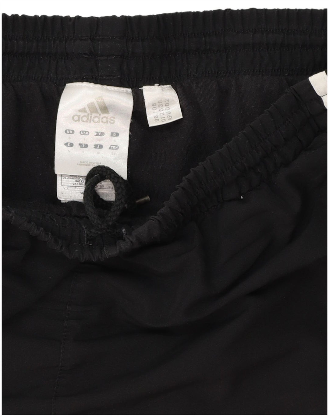 Pantaloni de trening Adidas pentru femei UK 10 Poliester negru mic