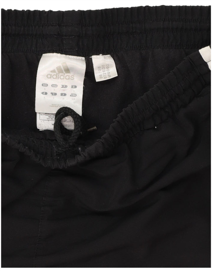 Pantaloni de trening Adidas pentru femei UK 10 Poliester negru mic