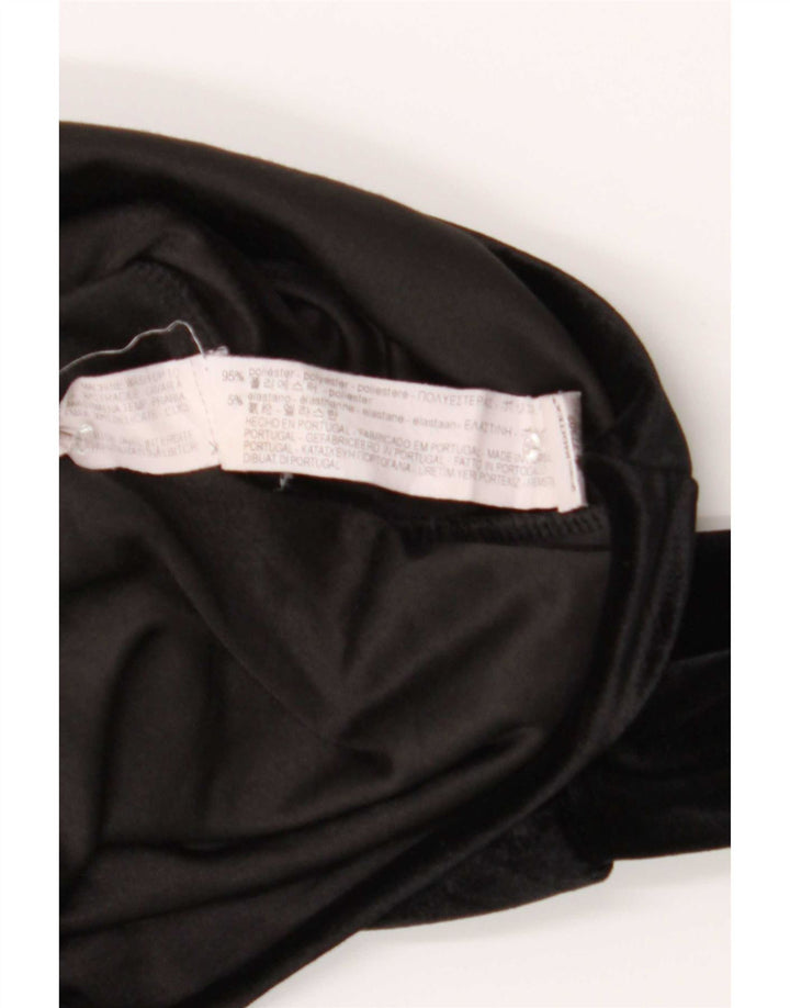 Rochie cu mânecă lungă pentru femei Zara UK 16 Poliester negru mare