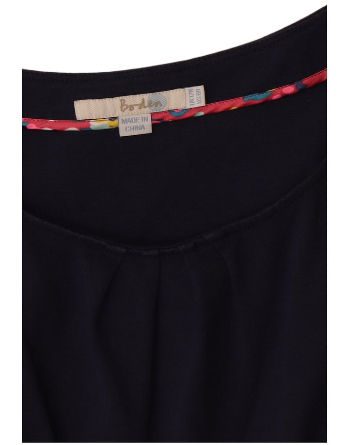 Rochie A-Line Boden pentru femei UK 12 Medium Bleumarin Bumbac
