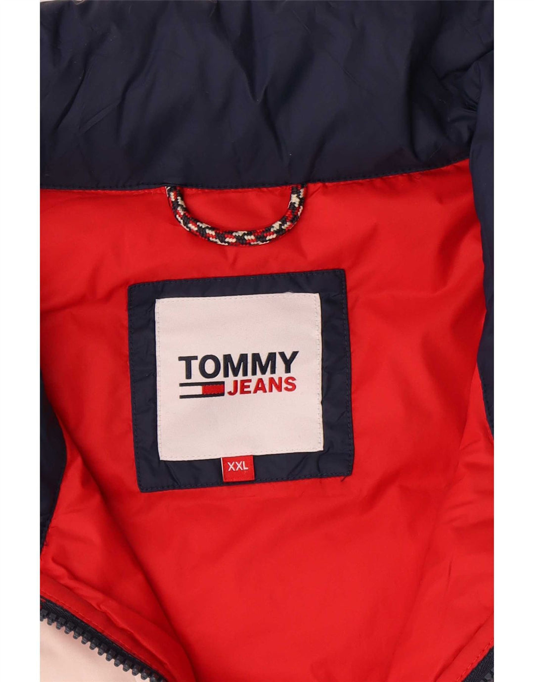 Jachetă căptușită pentru bărbați Tommy Hilfiger UK 44 2XL Albastru Poliamidă color bloc