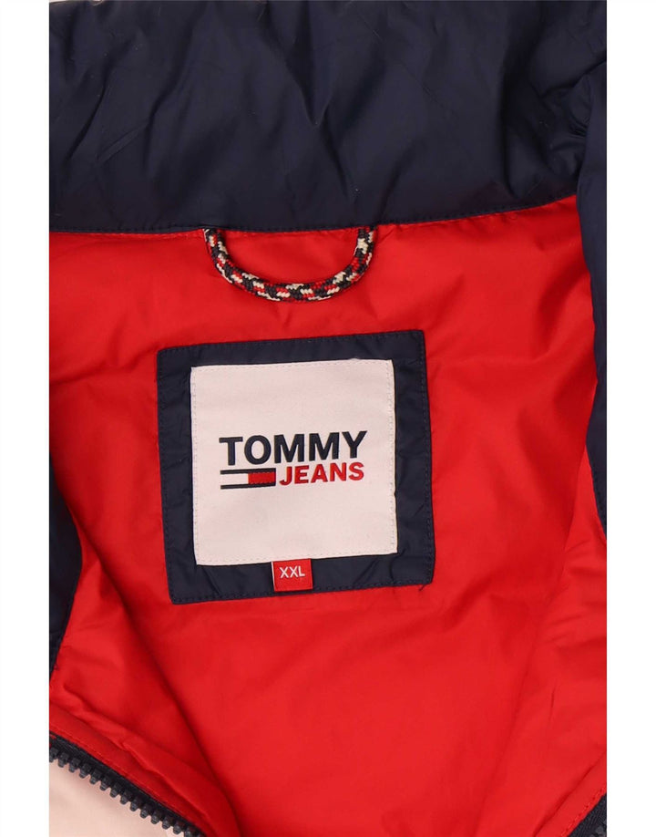 Jachetă căptușită pentru bărbați Tommy Hilfiger UK 44 2XL Albastru Poliamidă color bloc