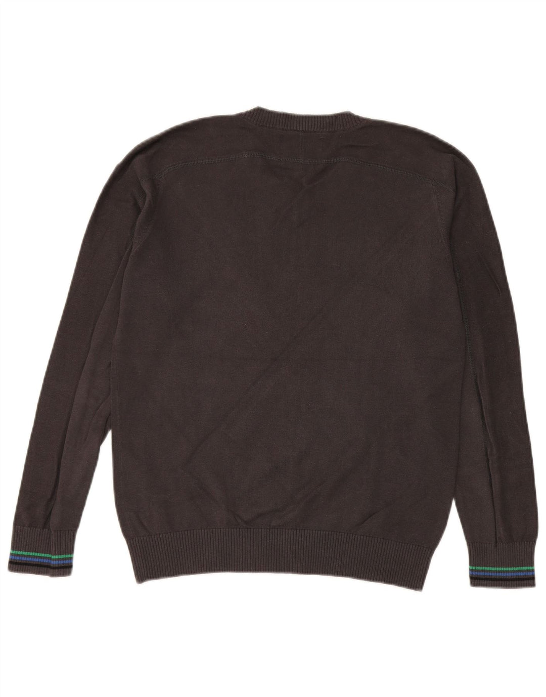 Jack & Jones Pulover cu decolteu în V pentru bărbați, bumbac, gri mediu