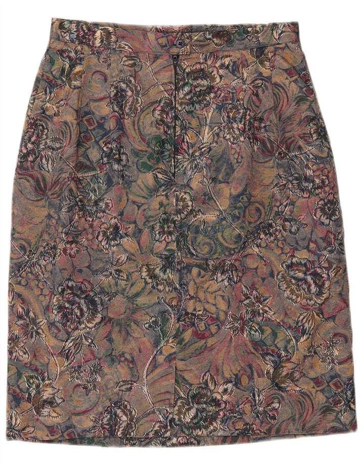 Fusta creion Vintage pentru femei W27 Mic Multicolor Paisley