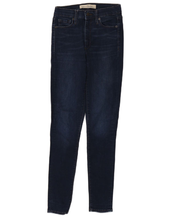 Blugi super skinny pentru femei Gap cu talie înaltă L24 L28 bleumarin