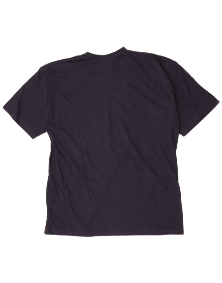 Tricou Umbro pentru bărbați Top mare din bumbac bleumarin