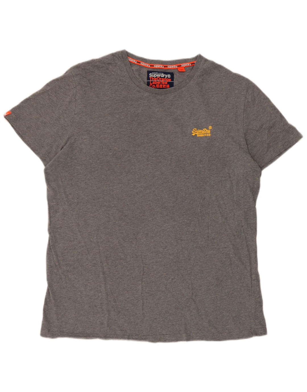 Tricou Superdry pentru bărbați Top 2XL, bumbac cu pete gri