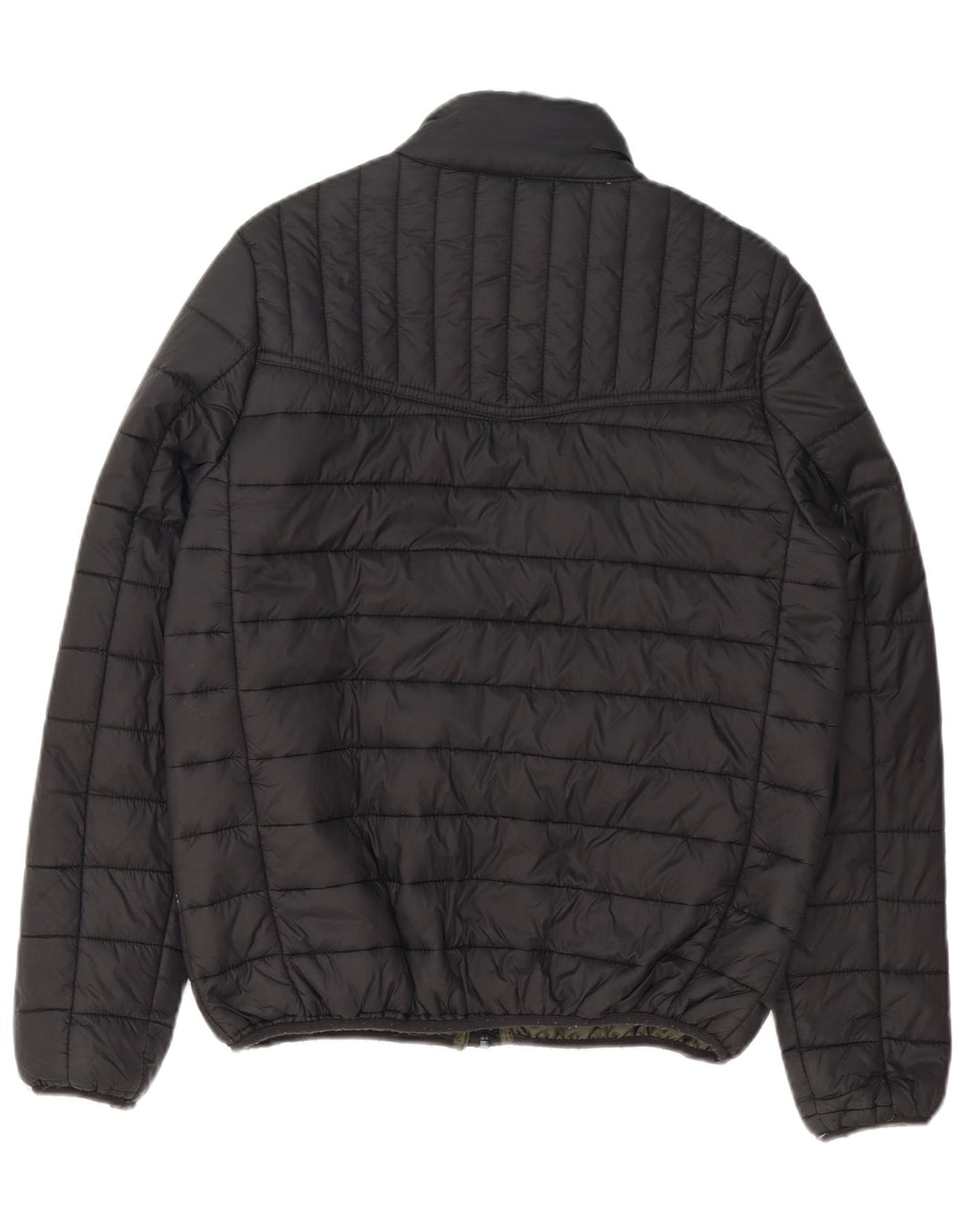 Jachetă căptușită pentru bărbați Urban Classics UK 36 Poliester negru mic