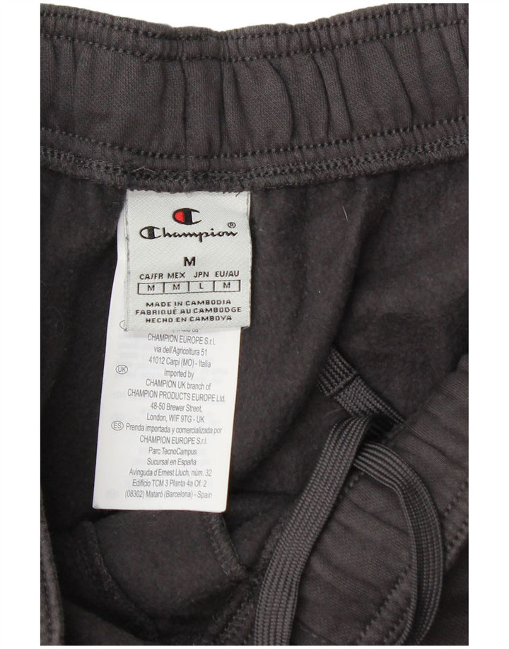 Pantaloni de trening cu grafic pentru femei Champion UK 14, bumbac gri mediu