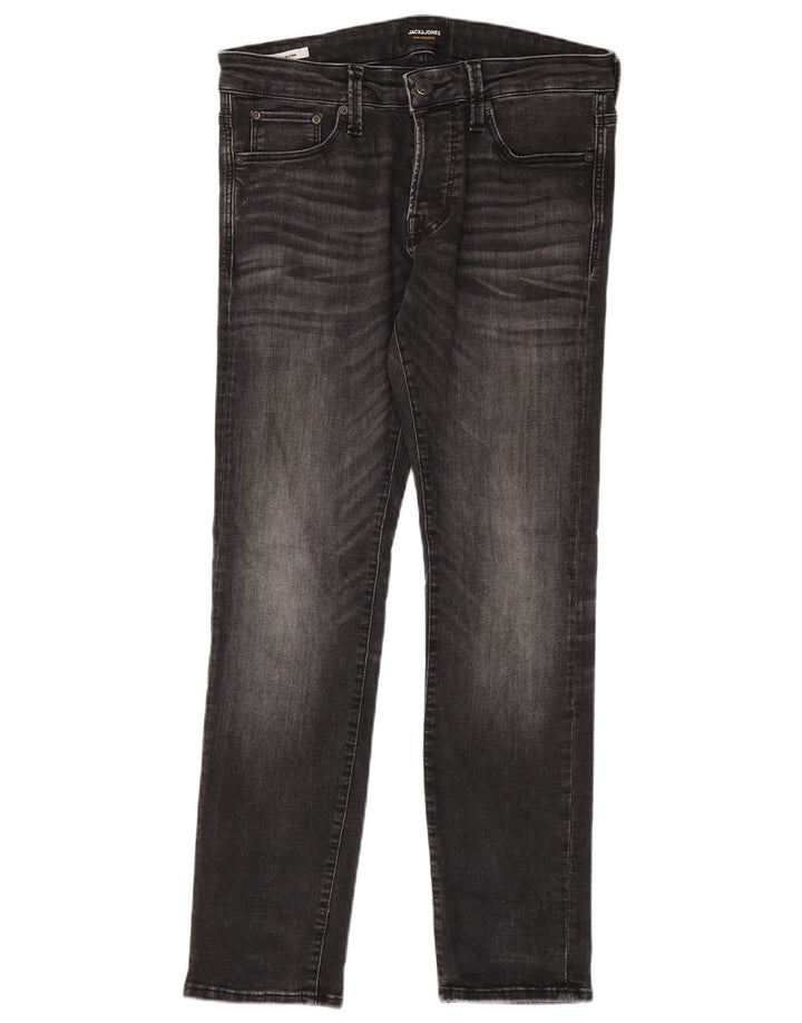 Blugi Jack & Jones GLENN Slim pentru bărbați W31 L30 gri