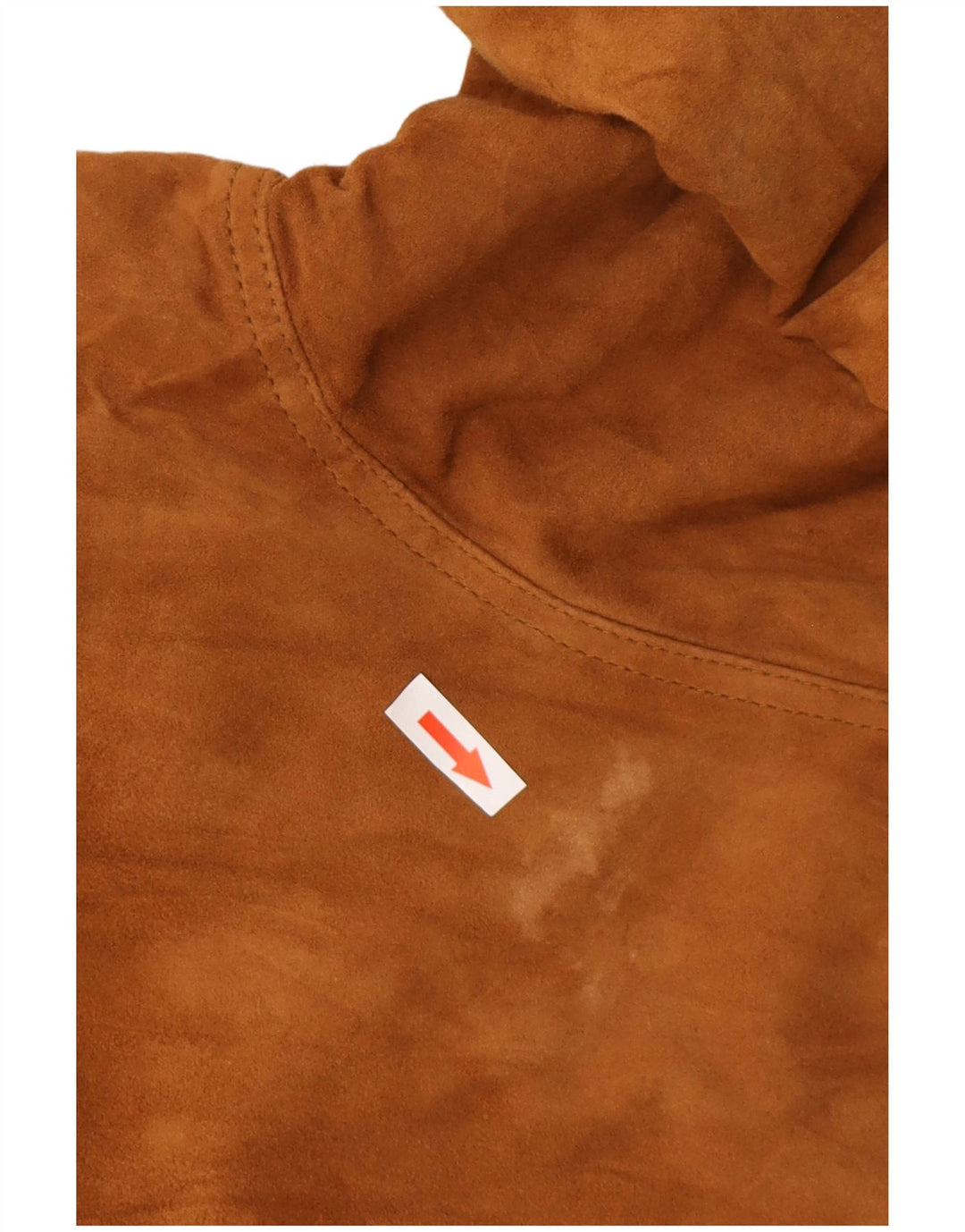 Jachetă Bomber Vintage pentru bărbați din piele intoarsa IT 56 3XL maro din piele intoarsa