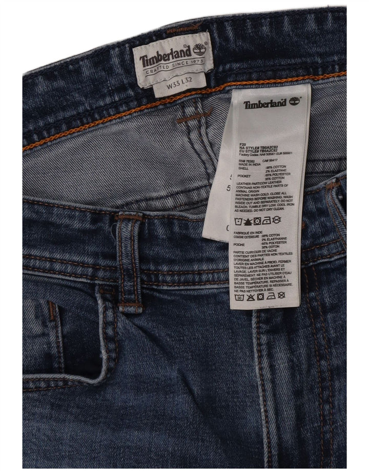 Blugi slim pentru bărbați Timberland W33 L32 Bumbac albastru