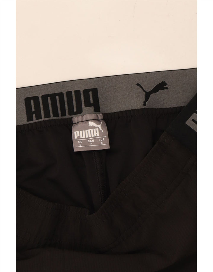 PUMA Mens Tracksuit Trousers Small  Black Colourblock Polyester Vintage Puma and Second-Hand Puma from Messina Hembry 
