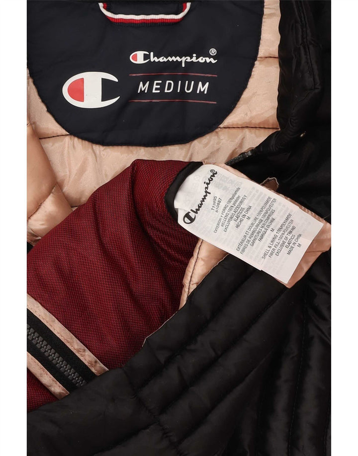 Jachetă căptușită pentru femei Champion UK 12 Medium Black Poliamidă