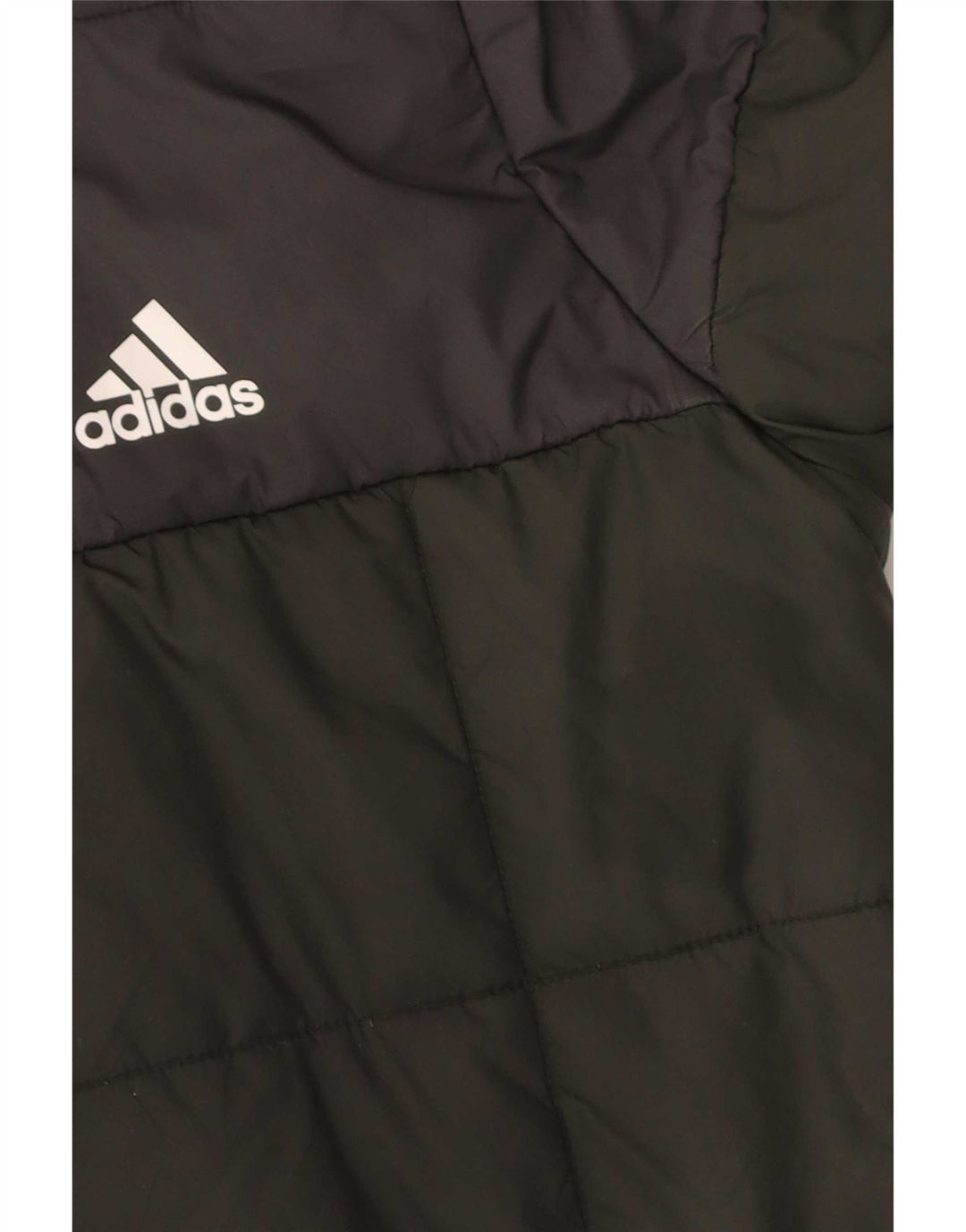 Jachetă căptușită cu glugă Adidas pentru băieți 13-14 ani Kaki Poliester color bloc