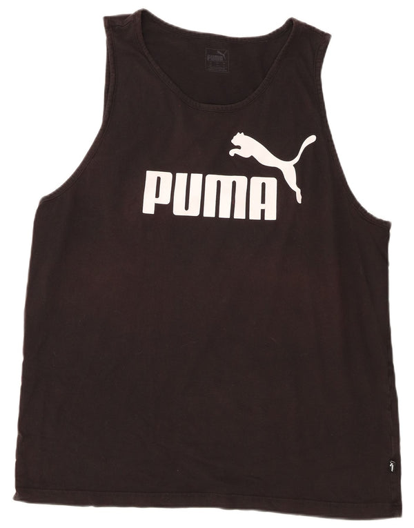 Vesta grafică pentru bărbați Puma 2XL, negru