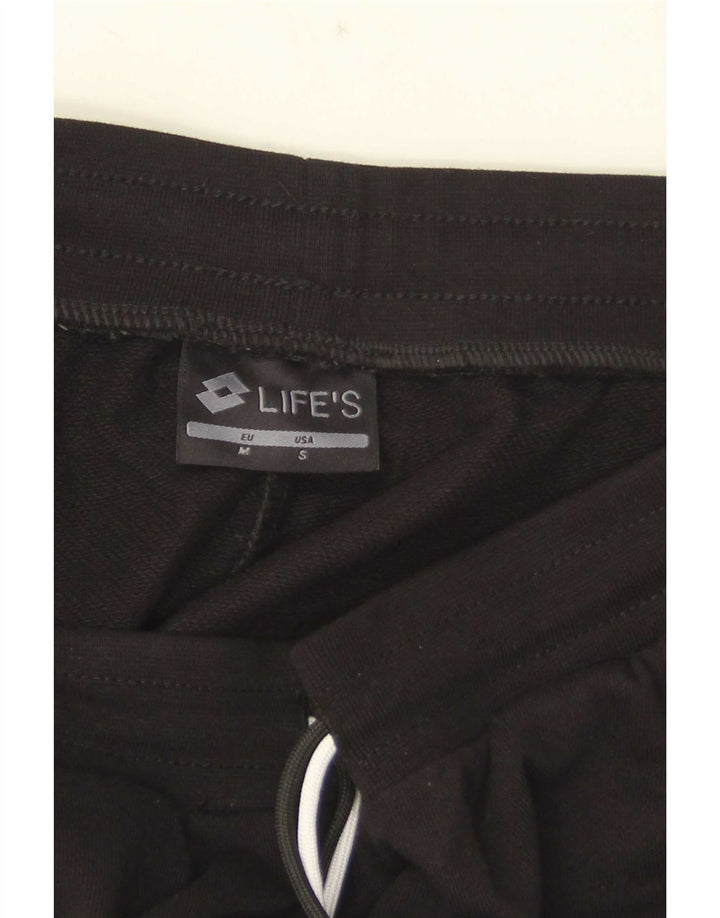 Pantaloni de trening Lotto pentru bărbați, mici, negri