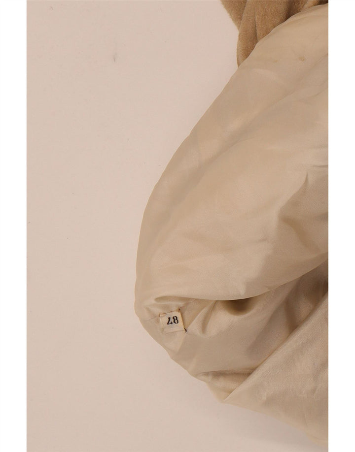Bomber Vintage pentru femei de piele intoarsa IT 48 XL Bej