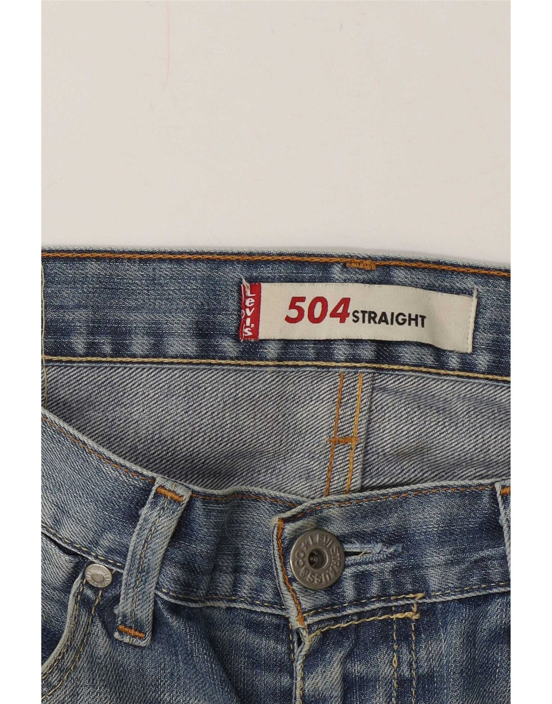 Blugi drepti pentru bărbați Levi's 504 W36 L30 albastru