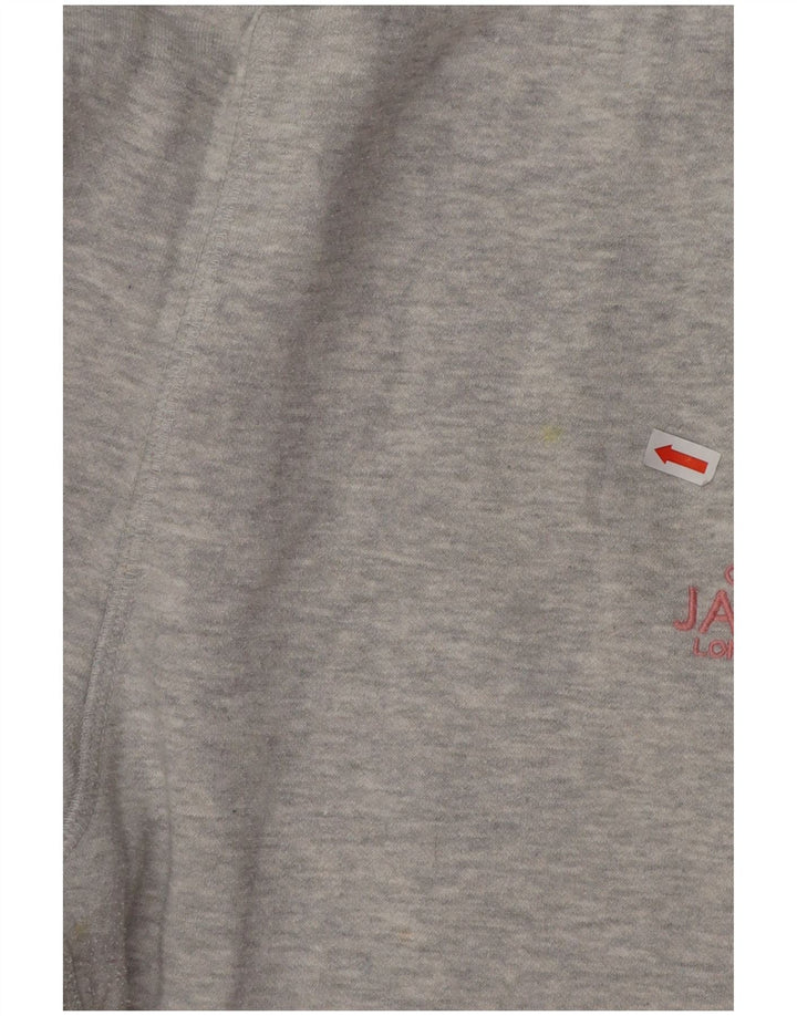 JACK WILLS Pantaloni de trening pentru femei Joggeri UK 14 Bumbac gri mediu