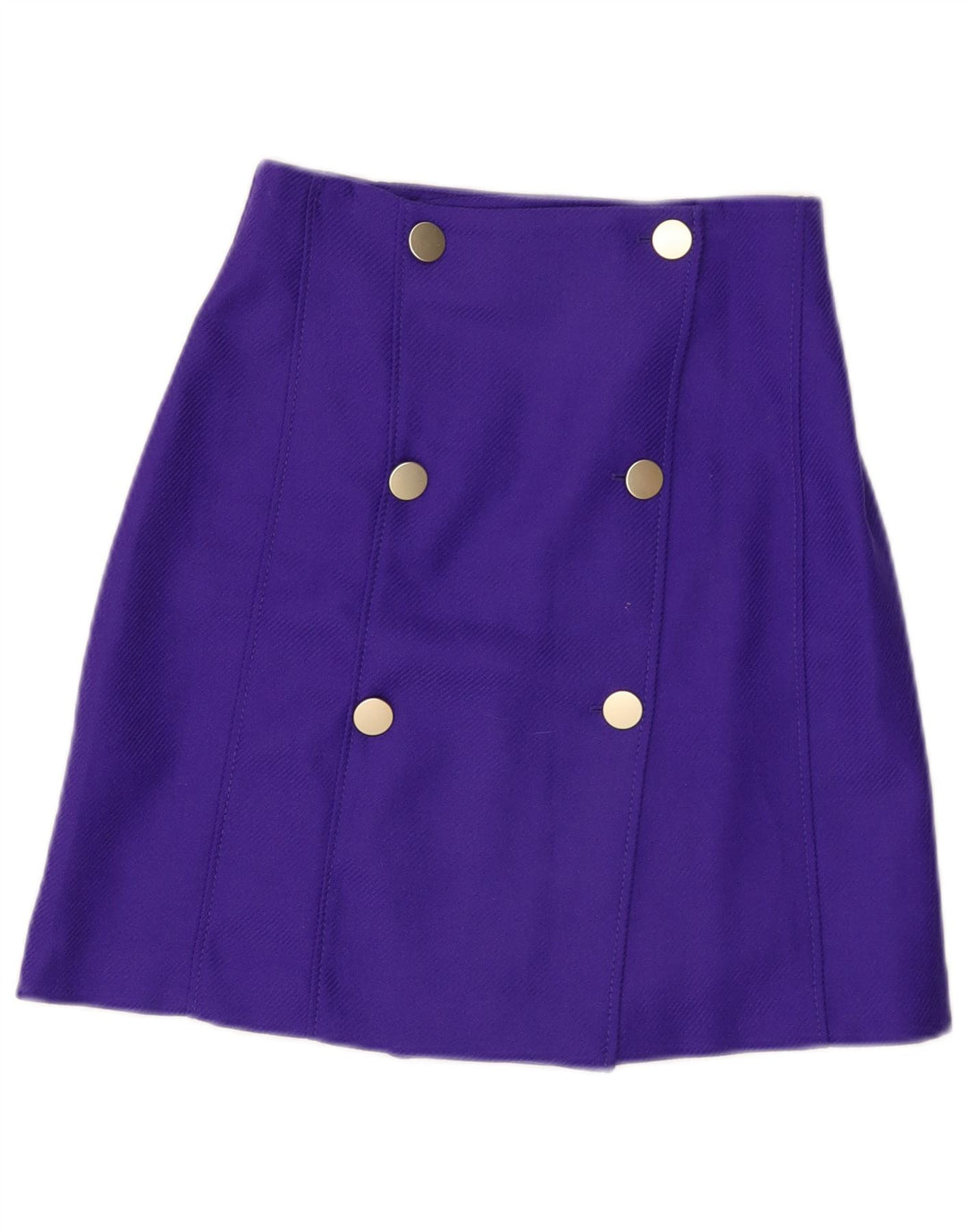 Massimo Dutti Fustă A-Line Femei EU 38 Small W28 Viscoză violet