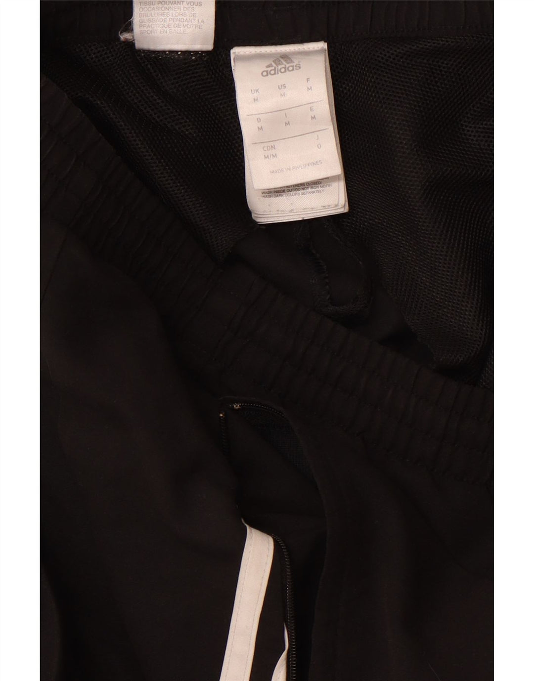 Pantaloni de trening Adidas pentru bărbați Joggeri poliester mediu negru