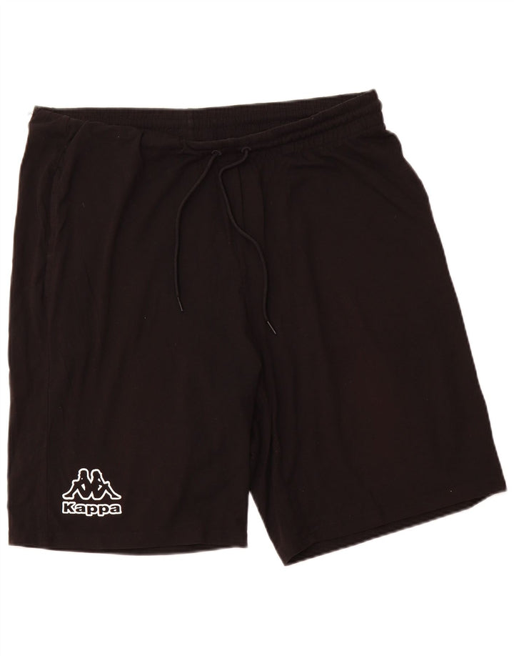 Pantaloni scurți sport KAPPA pentru bărbați 2XL bumbac negru