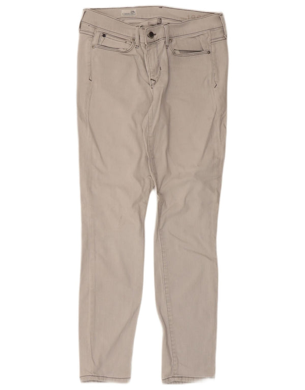 Jeans skinny Gap pentru femei cu jambiere W28 L28 bumbac gri