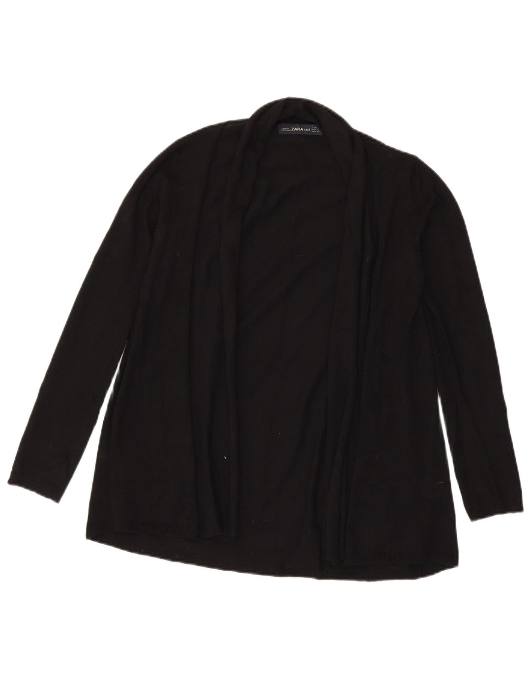 Pulover cardigan deschis pentru femei Zara UK 10 Mic Negru
