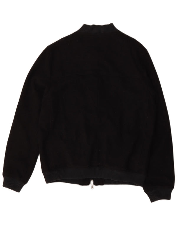 Jack Wills Bomber Jacket pentru bărbați UK 38 Medium Bleumarin Lână