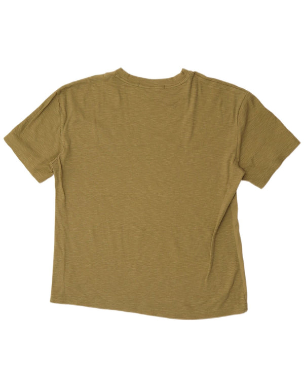 Tricou Calvin Klein pentru bărbați Top Medium Khaki Colorblock