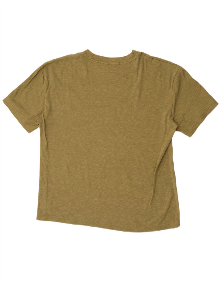 Tricou Calvin Klein pentru bărbați Top Medium Khaki Colorblock