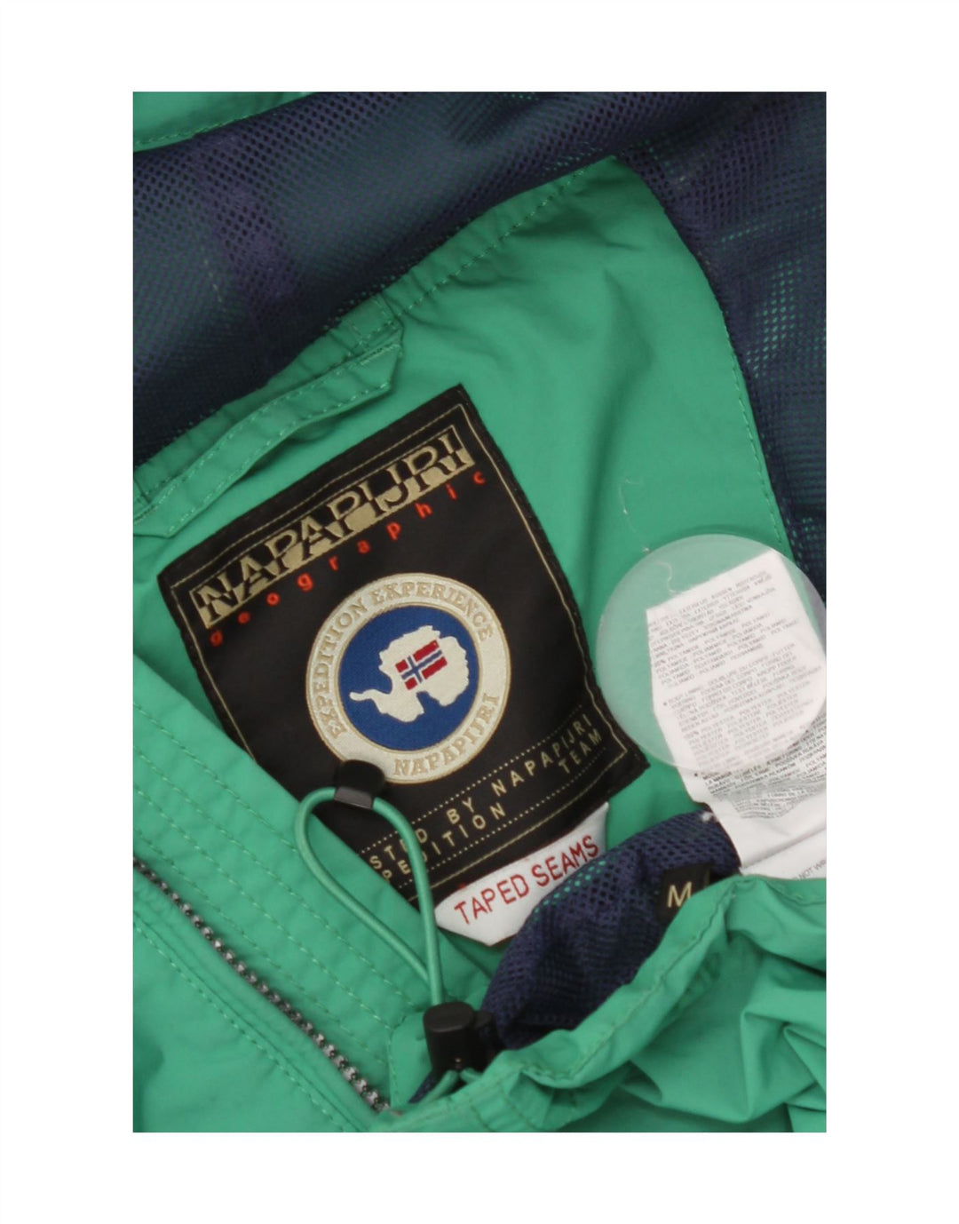 Jachetă Anorak cu grafică Napapijri pentru femei UK 14 Poliamidă verde medie