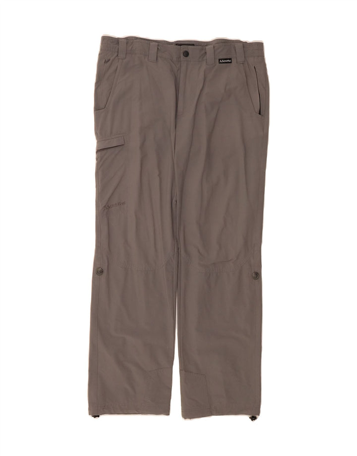 SCHOFFEL Womens Straight Cargo Trousers W36 L30 Grey Vintage Schoffel and Second-Hand Schoffel from Messina Hembry 
