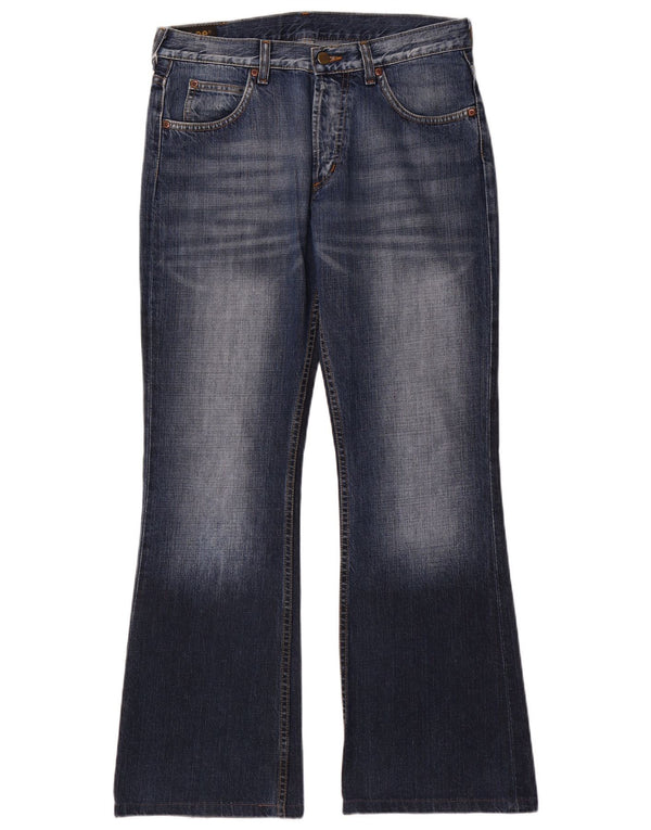 Blugi pentru bărbați Lee Denver Bootcut W33 L32 Bumbac bleumarin