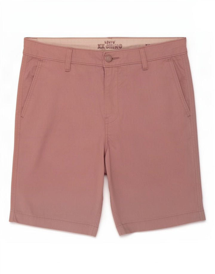 Pantaloni scurți chino pentru bărbați Levi's W31, bumbac roz mediu