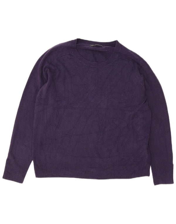 Pulover pentru femei Marks & Spencer cu decolteu triplu UK 18 XL Violet acrilic