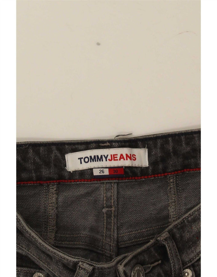 Blugi conici pentru femei Tommy Hilfiger W26 L25 gri
