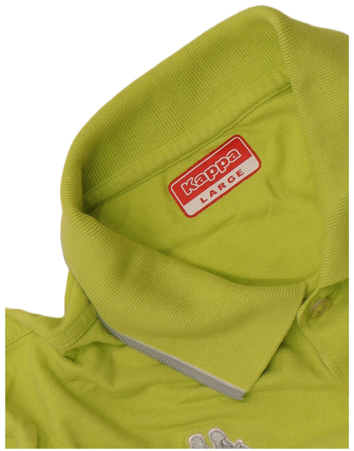 Tricou polo pentru bărbați Kappa, verde mare