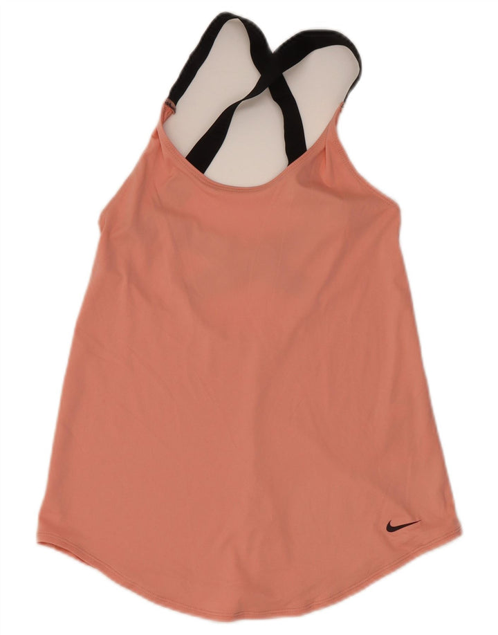 Vesta Nike Dri Fit pentru femei UK 4 XS, poliester roz