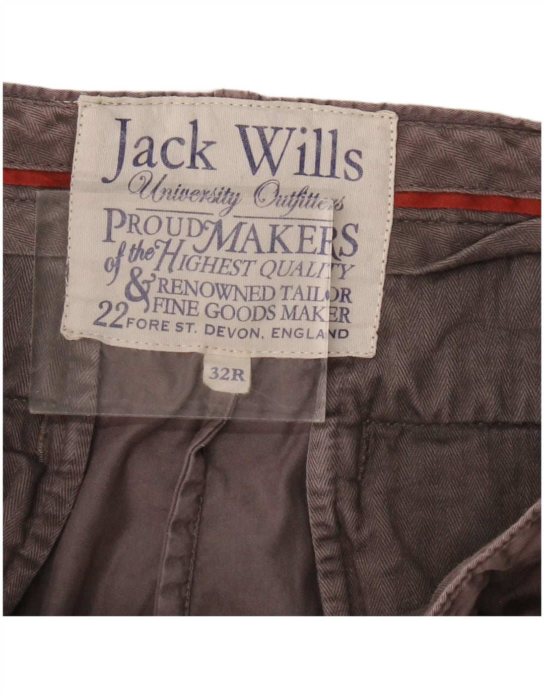 JACK WILLS Womens Straight Cropped Trousers W32 L25  Grey