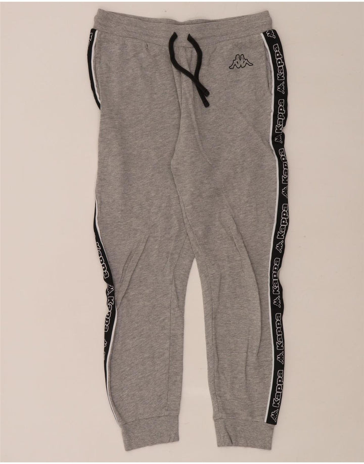 Pantaloni de trening KAPPA Tezenis pentru bărbați Joggeri, gri mediu, color block