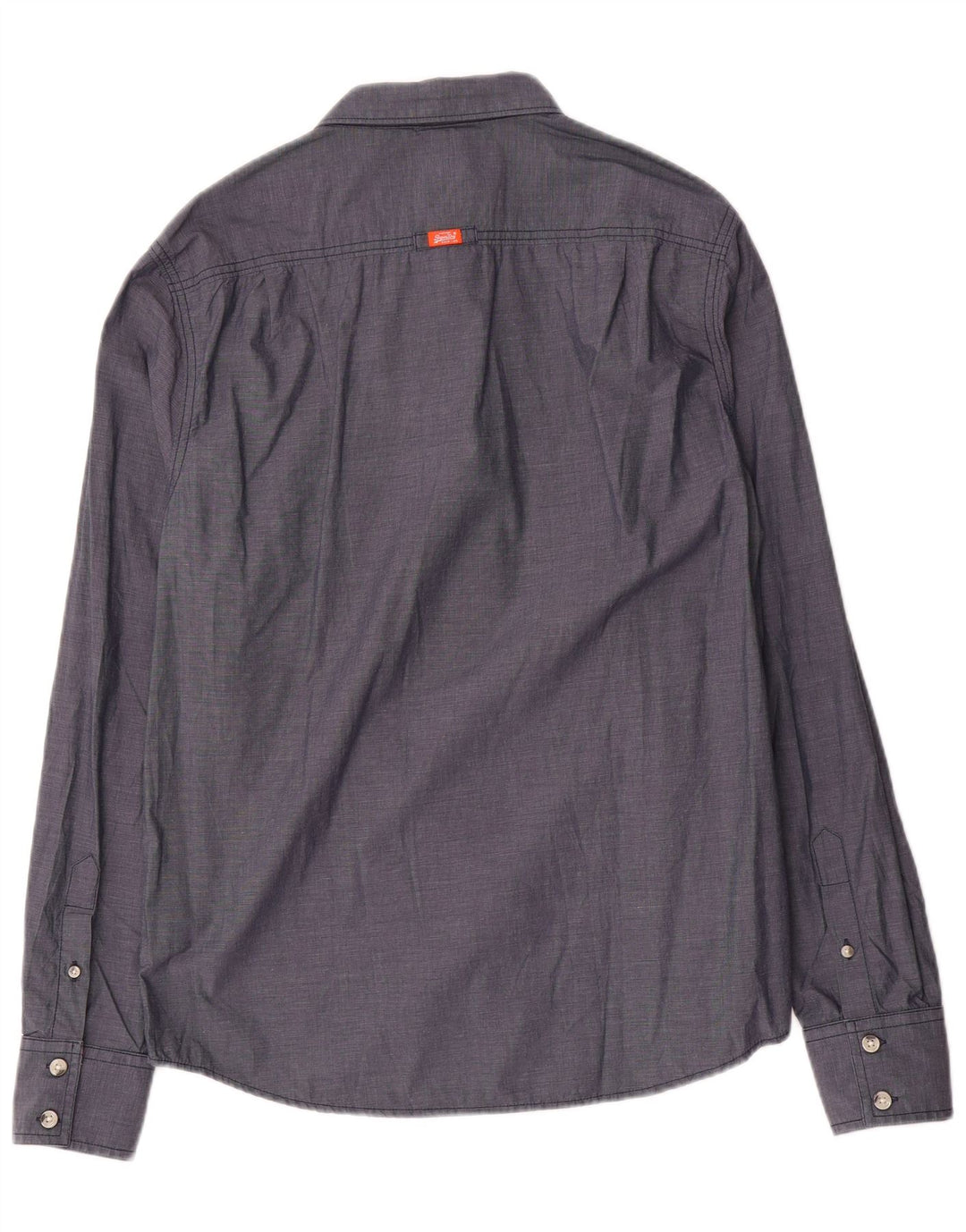 Cămașă pentru bărbați Superdry XL Bumbac bleumarin