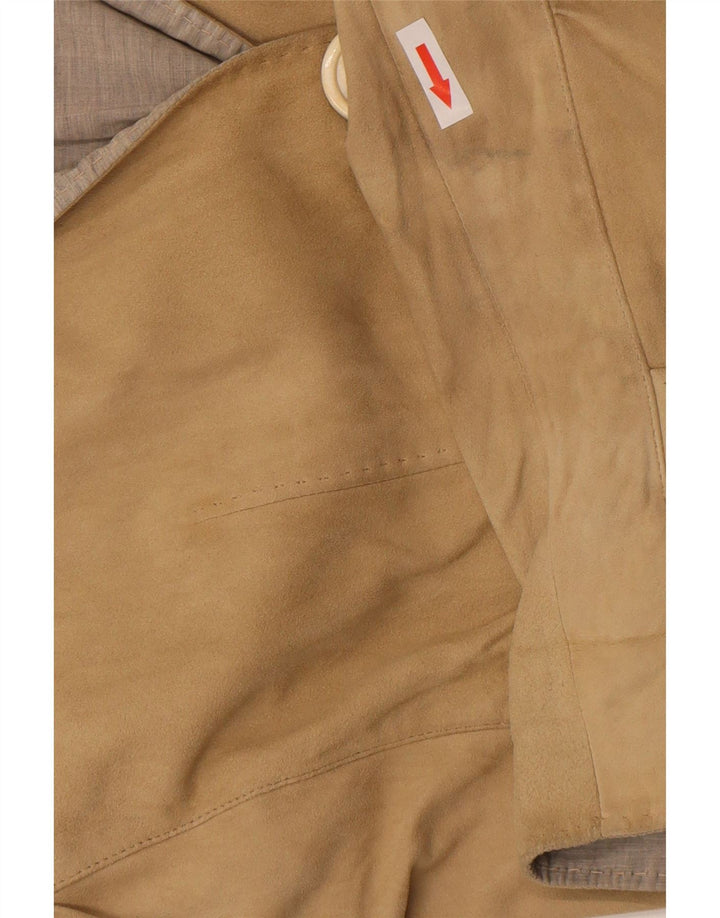 Brunello Cucinelli Jachetă Blazer pentru femei cu 1 nasture UK 12 Medium Bej Clasic