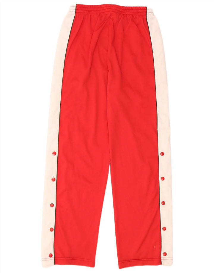 Pantaloni de trening Vintage pentru femei IT 40 Poliester color bloc roșu mic