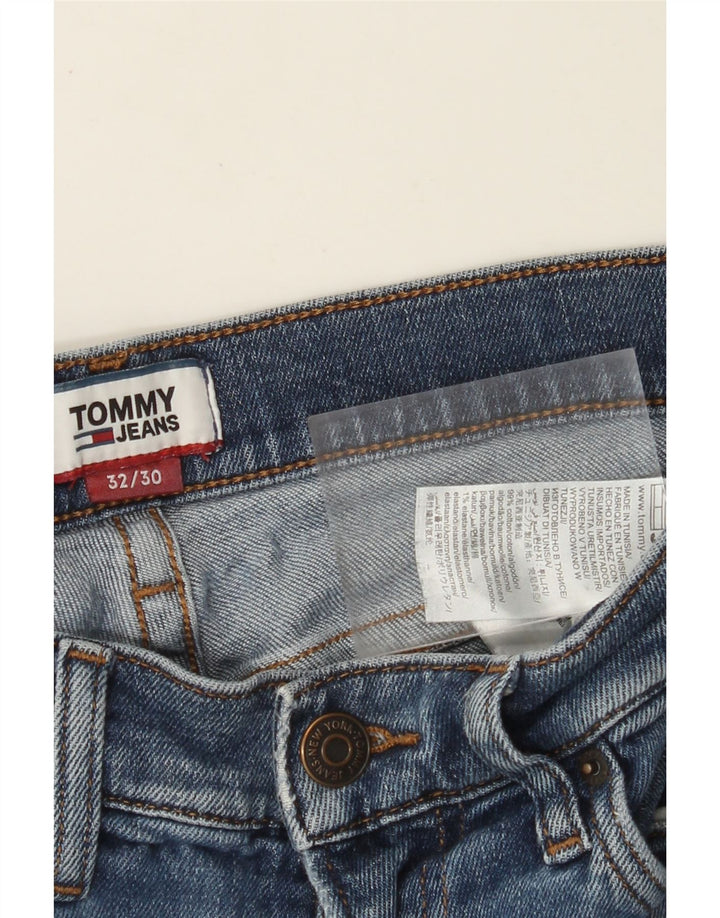 TOMMY HILFIGER Blugi Bootcut Bărbați W32 L30 Bumbac Albastru