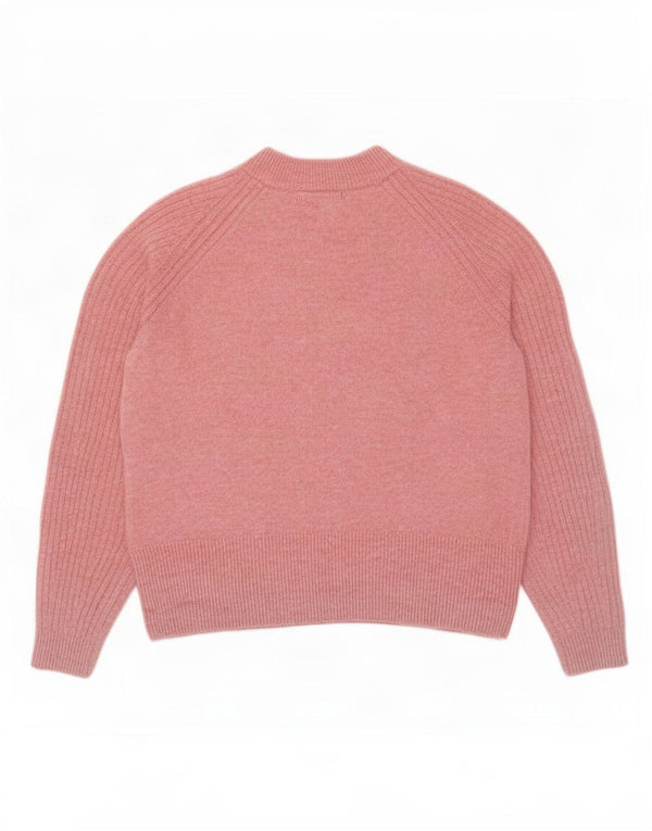 Marks & Spencer Pulover supradimensionat pentru femei cu decolteu rotund UK 10 Mic roz