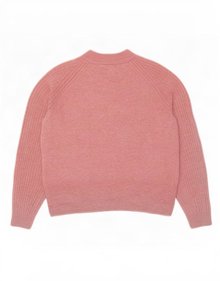 Marks & Spencer Pulover supradimensionat pentru femei cu decolteu rotund UK 10 Mic roz