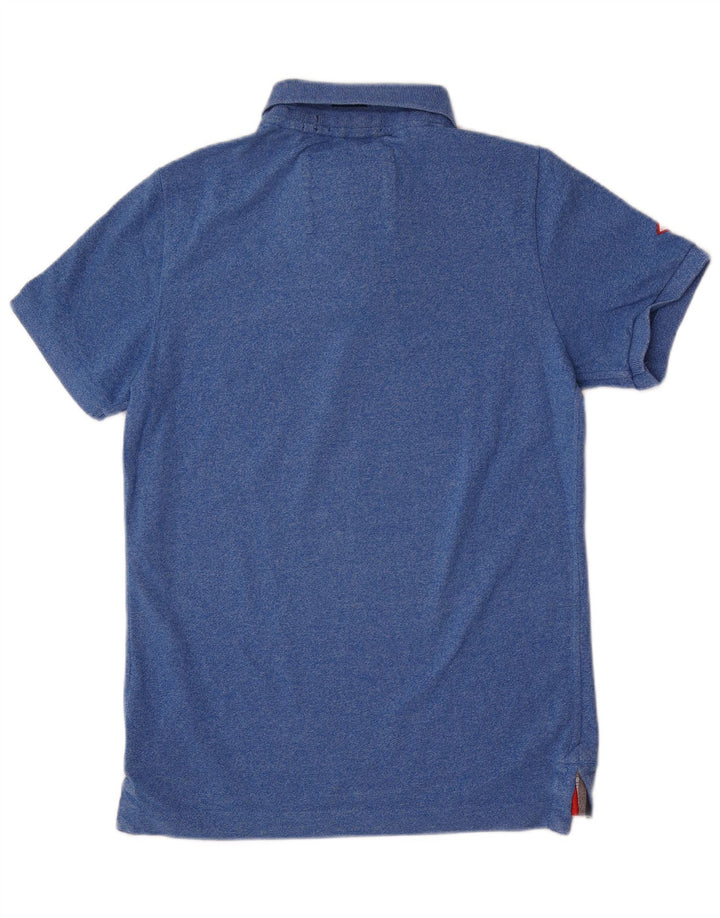 Tricou polo pentru bărbați Superdry, mare, albastru, bumbac, clasic